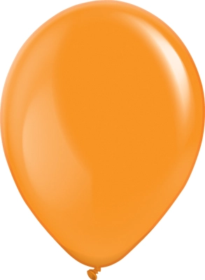 11" Crystal Orange Latex Balloons 100pk