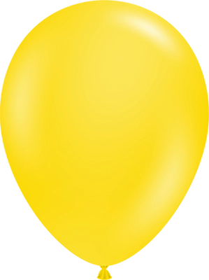 17 Inch Yellow Latex Balloon 50pk