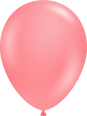 5" Coral Latex Balloon 50pk