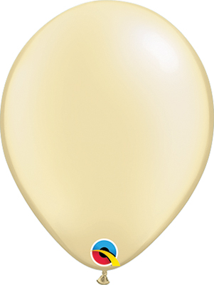 11 Inch Pearl Ivory Latex Balloons 100pk