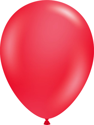 5 Inch Red Latex Balloon 50pk