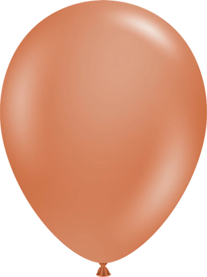 17" Burnt Orange Latex Balloon 50pk