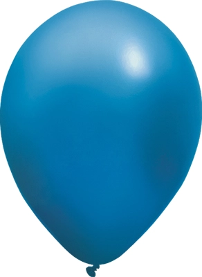 11" Metallic Blue Latex Balloons 100pk