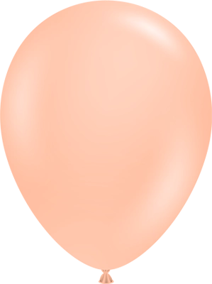 17" Cheeky Peach Latex Balloon 50pk