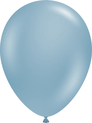 17" Blue Slate Latex Balloon 50pk