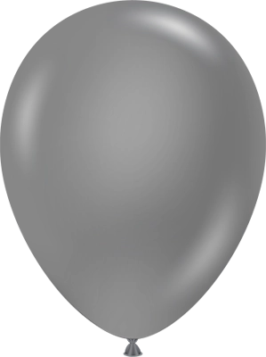 17 Inch Metallic Silver Latex Balloon 50pk