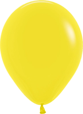 11 Inch Fashion Yellow Latex Balloons 100pk