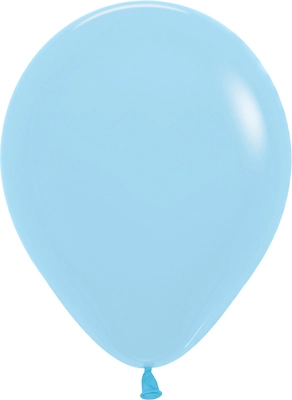 11 Inch Pastel Matte Blue Latex Balloons 100pk