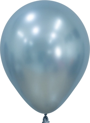 11 Inch Silk Artic Blue Latex Balloons 50pk