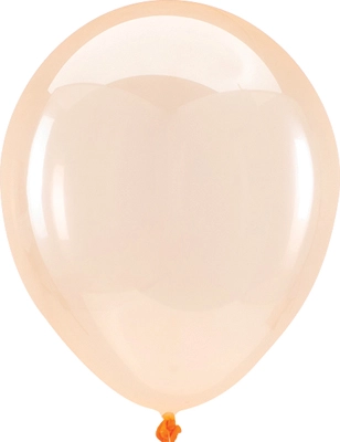 11 Inch Crystal Clearz Orange Latex Balloon 100pk