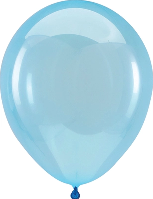 11 Inch Crystal Clearz Blue Latex Balloon 100pk