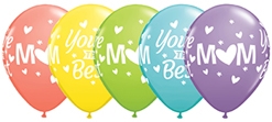 11 Inch Mom You're The Best Latex Balloons 50pk