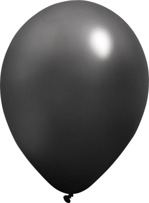 11" Metallic Black Latex Balloon 100pk