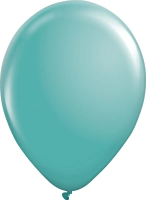 11" Deco Aqua Blue Latex Balloon 100pk