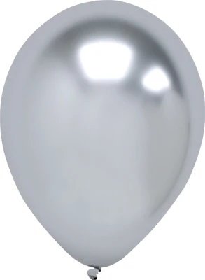 11" HiGloss Silver Latex Balloon 100pk