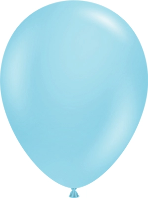 17" Sea Glass Light Blue Latex Balloon 50pk