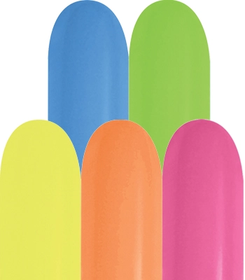 260 Neon Entertainer Latex Twistee Assortment 50pk