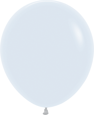 18 Inch Fashion White Latex Balloons 25pk