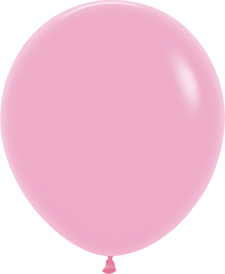 18 Inch Fashion Bubble Gum Pink Latex Balloons 25pk