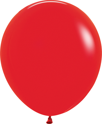 18 Inch Fashion Red Latex Balloons 25pk