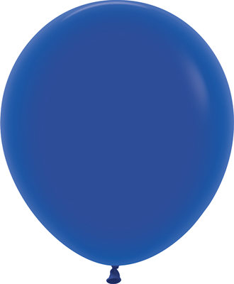 18 Inch Fashion Royal Blue Latex Balloons 25pk