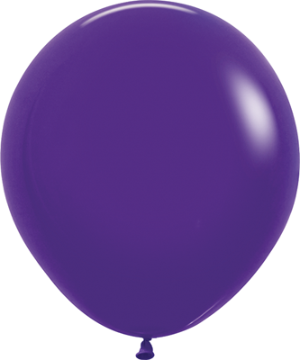 18 Inch Fashion Violet Latex Balloons 25pk