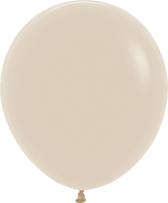 18 Inch Deluxe White Sand Latex Balloons 25pk