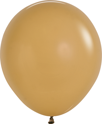 18 Inch Deluxe Latte Latex Balloons 25pk