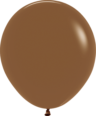 18 Inch Deluxe Coffee Latex Balloons 25pk
