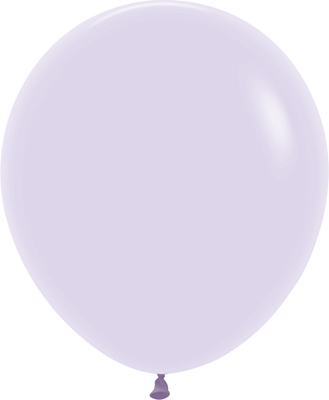 18 Inch Pastel Matte Lilac Latex Balloons 25pk