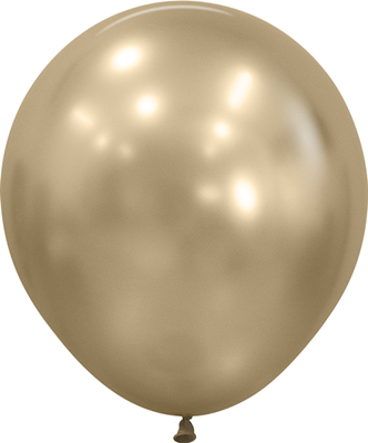 18 Inch Silk Gold Dust Latex Balloons 25pk