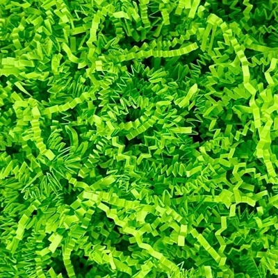 1 lb Lime Green Spring-Fill® Crinkle Cut™ Shred