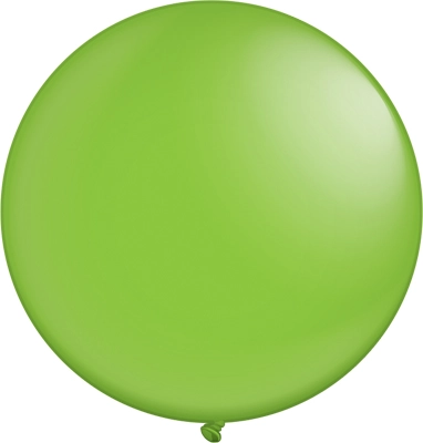 24" Lime Green Latex Balloons 5pk