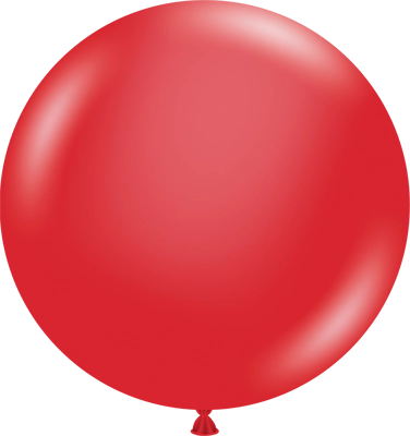 36 Inch Crystal Red Latex Balloon 2pk