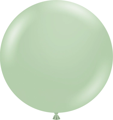 24" Pearl Meadow Green Latex Balloon 3pk