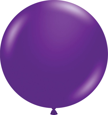 24 Inch Plum Purple Latex Balloon 3pk