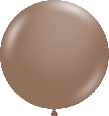 24" Cocoa Latex Balloon 3pk