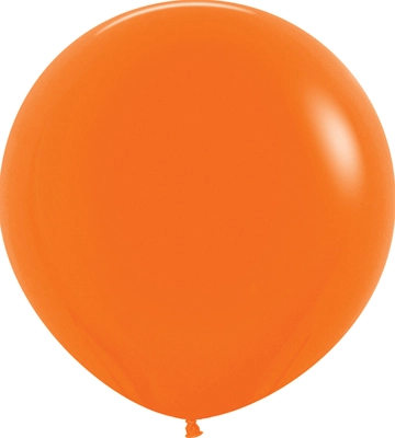 24 Inch Fashion Orange Latex Balloons 3pk