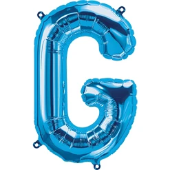 16 Inch Air-fill Letter G Blue