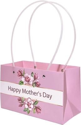 Mother's Day Lavender Floral Bag 10pk