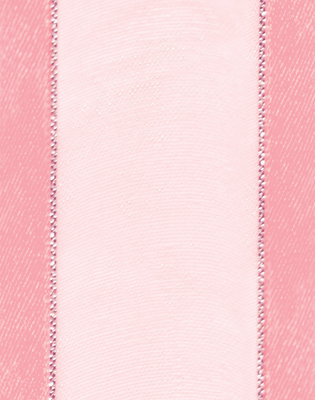 25 yd #9 Satin Edge Pink Fabric Ribbon