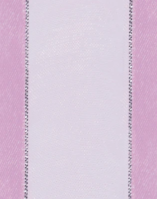 25 yd #9 Satin Edge Orchid Fabric Ribbon