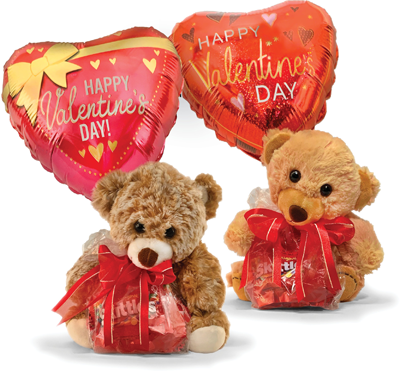 Valentine Bear Hug Ready Go® Gift 10 pk (Pre-Order)