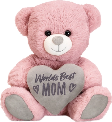 9.5" World's Best Mom Plush Bear
