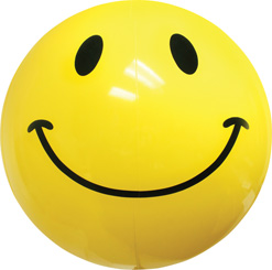 36 Inch Yellow Smile Balloon Gizmo