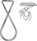 2.5" Figure 8 Sky Hook 100pk