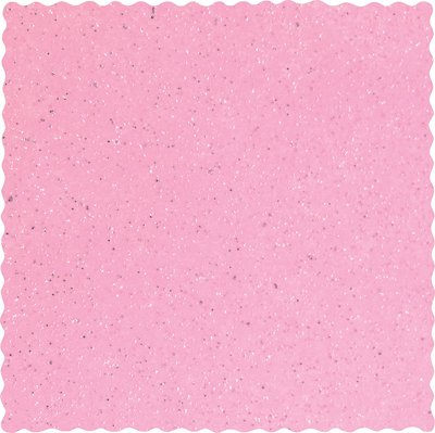 19 Inch x 19 Inch Pink Glitter Mesh Square 50pk