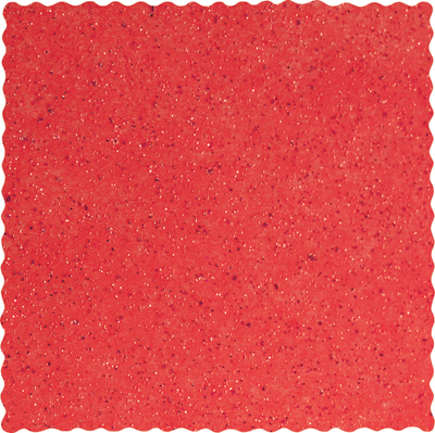 19 Inch x 19 Inch Red Glitter Mesh Square 50pk