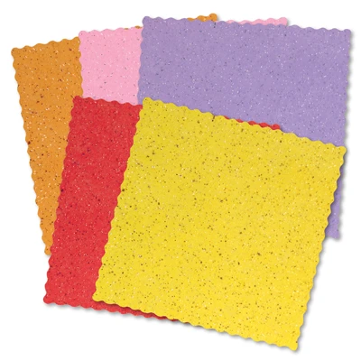 19" x 19" Glitter Mesh Square Assortment 50pk