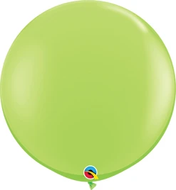3 Foot  Lime Green Latex Balloon 2pk